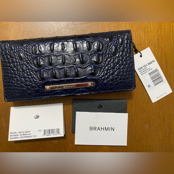 BRAHMIN MINI DARTMOUTH BACKPACK & ADY WALLET INK MELBOURNE - Picture 8 of 10